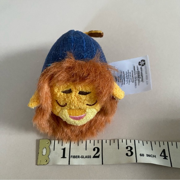 Disney Tsum Tsum 3.5” Mayor Leodore Lionheart Zootopia Mini Plush Lion - Picture 7 of 8